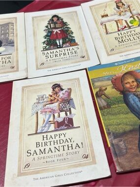 American Girl Samantha's Surprise Book - Cream, Red & Green Cover